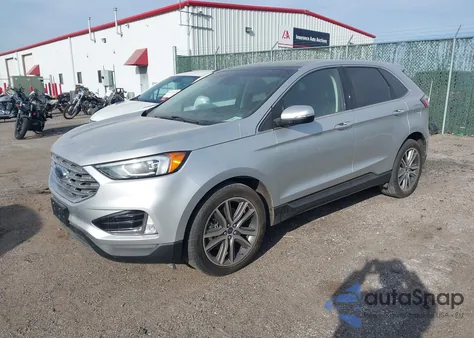 2019 Ford Edge Titanium z USA, uszkodzony, nr VIN 2FMPK4K99KBC20827